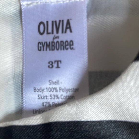 Olivia for Gymboree Striped Top & Red Skirt Dress - Size 3T - Picture 4 of 4